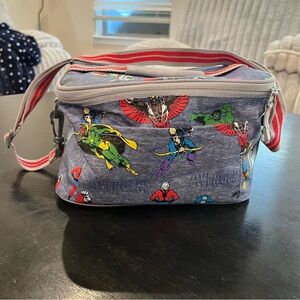 Pottery barn kids glow in the dark marvel avengers lunch box NWOT